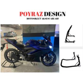 Resim Genel Markalar Motorsiklet Yamaha R25 Motosiklet Kaldırma Sehpası Padok SİYAH RENK 