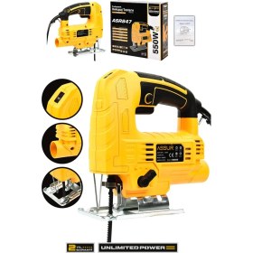 Resim PremiumPort 550W Devir Ayarlı Dekupaj Testere, Çok Amaçlı Kesim Aracı 