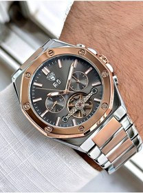Resim Tı-610f Tıger Çelik Erkek Saati Gümüş - Rose Gold 