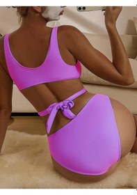 Resim Deep Beach Cut Out Halkalı Mayokini Db200725m 001 