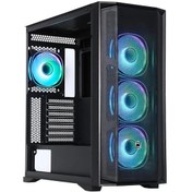 Resim CX-500 750W 80+ Bronze 4xARGB Fan Mid Tower Siyah Mesh Oyuncu Bilgisayar Kasası Frisby