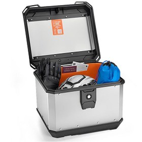 Resim Kappa Kmx500a Alüminyum Motosiklet Arka Çanta Gri 50 Lt Gri 