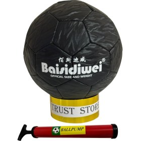 Resim Trust Store Baisidiwei Futbol Topu 286 Siyah No:5 Pompa Hediyeli 