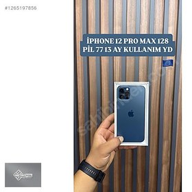 Resim Apple iPhone 12 Pro Max İkinci El YD | 128 GB | Mavi 