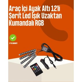 Resim Mabelme Store Kumandalı Araç LED Şerit Işıklar 