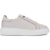 Resim Tamer Tanca Kadın Hakiki Deri Bej Sneakers & Spor Ayakkabı 04 502 Bn Ayk Y25 Bej Bej 