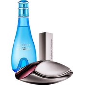 Resim Davidoff Cool Water Kadın Parfüm EDT 100 ML + Calvin Klein Euphoria Kadın Parfüm EDP 100 ML 