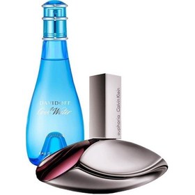 Resim Davidoff Cool Water Kadın Parfüm EDT 100 ML + Calvin Klein Euphoria Kadın Parfüm EDP 100 ML 