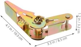 Resim 4 Adet Hızlı Kilitleme Mekanizması ile Güvenli Bağlama Kancası Taşımacılık ve Depolama için Uygun 