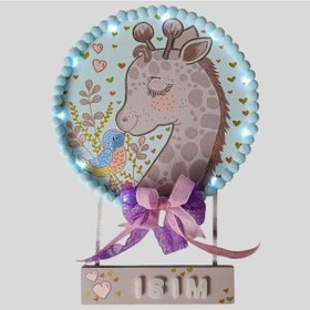 Resim El Boyaması Kişiye Özel Bebek Odası Kapı Ve Duvar Süsleri 44 Çok Renkli 