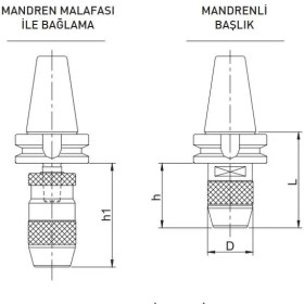 Resim Fett BT40.1.16 Bt Mandrenli Başlık 