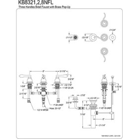 Resim Storemax KB8321NFL Nuwave Fransız Bide Musluğu, Parlak Krom, 8 x 8 x 3 
