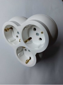 Resim Home DEMİR ELEKTRİK 3LÜ OVİVO GOLYAT PRİZ 