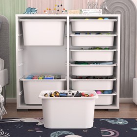 Resim Carla 9 Sepetli Çok Amaçlı Oyuncak Dolabı 