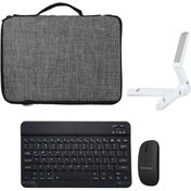 Resim Microcase Mikrocase Acer Iconia A10 10.1Uyumlu ''Tablet Çanta + Bluetooth + Mouse + Tablet Standı - AL8112 