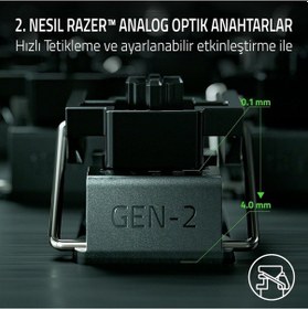 Resim Razer Huntsman V3 Pro - Analog Optik E-spor Klavye - Razer Snap T 