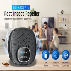 Resim Ultrasonik Haşere Kovucu - USB Güçlü, Güvenli ve Zararsız, Sivrisinekler, Yatak Böcekleri, Hamamböcekleri, Karıncalar, Pireler, Keneler, Fareler için Geniş Kapsama Alanı - Ev, Ofis, Otel, Depo, Kamp için İdeal, Sivrisinek Kovucu, Ofis Haşere Kontrolü, Modern Ev Dekoru, Dayanıklı Yapı 