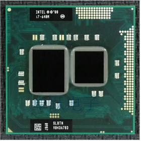 Resim Intel Core i7-640M 2.8 GHz Soket G1 4 MB Cache 35 W İşlemci 