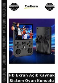 Resim Konsol Klasik Rk3326 Yüksek Performans Retro Taşınabilir Hd Ekran Açık Kaynak Sistem Oyun Konsolu 