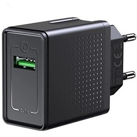 Resim Vooc CH-5800 22.5W 5A 1.2 M Siyah Şarj Cihazı ve Type C Kablo 