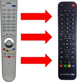 Resim Rc4 / Rc3 / Xelos A32dvb Tv Kumandası 