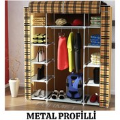 Resim beyazpazar BEZ DOLAP METAL PROFİLLİ ÇYR EKOSE DESEN 