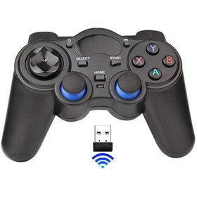 Resim DUHALINE Kablosuz Pc Oyun Kolu 2.4ghz Android Telefon / Tablet / Tv / Tv Box / Ps3 Uyumlu Gamepad 