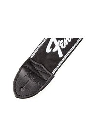 Resim Fender 0990671000 Running Logo Gitar Askısı Siyah/beyaz Klasi 