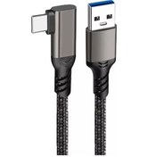 Resim Oculus Quest 1/2 Vr Kulaklık Bağlantı Kablosu 1.5m Usb3.2 Gen2 3a Hızlı Şarj Kablosu Usb-a - Usb-c 10gbps Veri Kablosu 