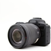 Resim Amoui Soft Silikon Kamera Kılıfı Canon EOS R6 / R6 II için - Şok Emici Koruyucu Kapak EOS R6 Mark II ile Uyumlu - Dayanıklı Siyah Kamera Kılıfı (Kamera Hariç) 