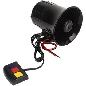 Resim XMOD Siren Küçük Tüm Araçlara Uygun 12 Volt Kablolu 3 Sesli Siren 