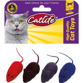 Resim Catlife 4'lü Öten Fare Kedi Oyuncağı 