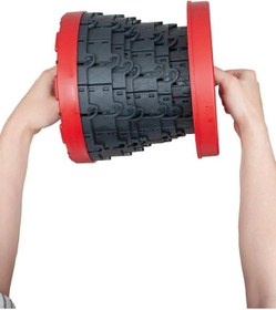 Resim Teleskopik Katlanabilir Kolay Taşınabilir Akordiyon Tabure Banyo Kamp Taburesi Kırmızı 