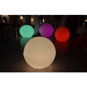 Resim May Plastik LED Işıklı Dekoratif Küre (Top) 