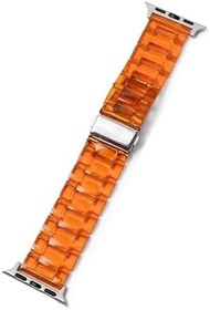 Resim Quse Transparan Reçine Kordon, Apple Watch Series 11/10/9/8/7/6/5/SE/SE2/SE3 ile Uyumlu, 42mm/41mm/40mm/38mm & 46mm/45mm/44mm 
