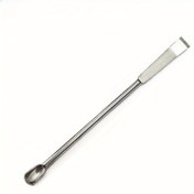 Resim Mikro Laboratuvar Kullanımı Kaşığı 304 Paslanmaz Çelik Kaşık, İlaç Kürek, İlaç Kazıyıcı 10Cm/3.94In İlaç Kaşığı 