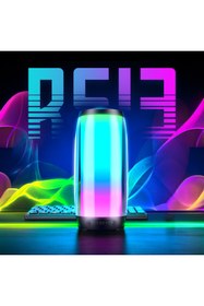 Resim Lecoo Rs13 Bluetooth 5.0 Rgb Işıklı Taşınabilir 5w Usb Sd Kart Girişli Şarjlı Stereo Hoparlör Siyah 