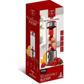 Resim Enshall USB şarj edilebilir Blender kişisel 380ml cam yüzlü Blender sıkacağı küçük taşınabilir Blender 