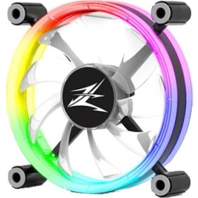 Resim Zalman ZM-LF120 Premium Çift Taraflı Halka Adreslenebilir 120 mm LED Fan 