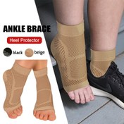 Resim Spor Ayak Bileklik Sıkma Kılıfı, Naylon %80 Spandeks %20 Örgü Kumaş, Tüm Mevsim Destek, Yalnızca El Yıkama, Solukalan Hiel Koruyucu Erkek ve Kadınlar İçin 
