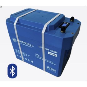 Resim Megacell 12.8v 150ah Lifepo4 Lityum Akü - Abs Kasa -bluetoothlu 