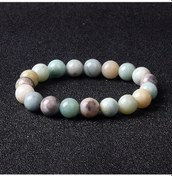 Resim Embracenaturereiki Doğal Taş Bileklik Erkek/kadın Çakra Kuvars Akik Ametist Enerji Şifa Açık Sarı Renk 17cm Green 