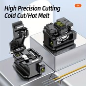 Resim SKL-8A Yüksek Hassasiyetli Fiber Optik Kesici: Soğuk Kesim/Sıcak Erime, Anti-Fiber Kırılma Kauçuk Basınç Pedi, Kararlı Performans, Aşınmaya Dayanıklı, Montaj Gerektirmez, Elektriksiz, Pil Dahil Değil 