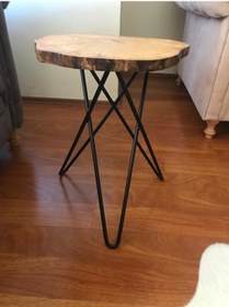 Resim İlgitrafik Masa Orta Sehpa Zigon Sehpa Demir Ayak Tabla Dahil Değildir 