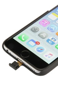 Resim maxfield Kablosuz Şarj Alıcı Kılıf - Iphone 6 Plus /6s Plus Uyumlu - Siyah 