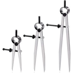 Resim Endüstriyel Yaylı Düz Çizim Pergeli 125 Mm, Dayanıklı ve Kullanışlı Araç Gereç 