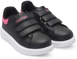 Resim Slazenger LOVE I Kız Çocuk Cırt Cırtlı Siyah/Fuşya Günlük Spor Ayakkabısı 