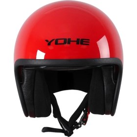 Resim Yohe Motosiklet Kaskı 880-VESPA-RED-SHINY 