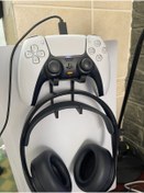 Resim Ps5 Kol Ve Kulaklık Standı, Kol Ve Kulaklık Tutucu Aparat , Ps5 Çift Joystick Kumanda Standı, 