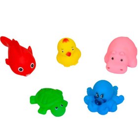 Resim Sozzy Toys Neşeli Banyo Oyuncakları 5 Adet 